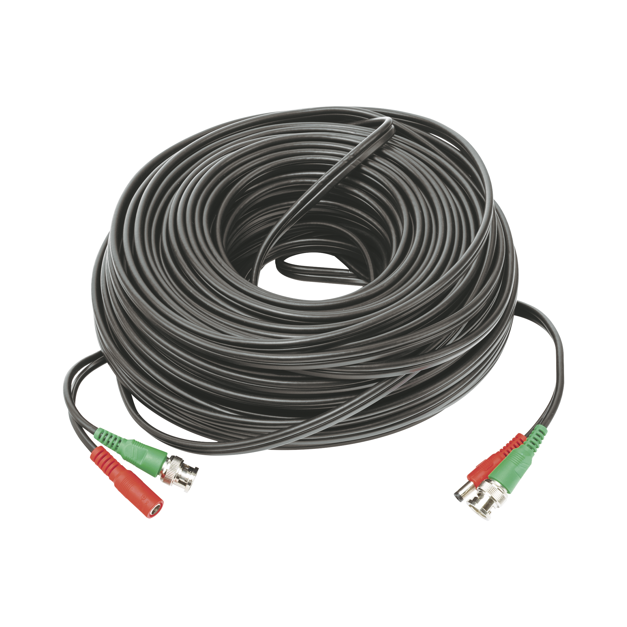 Cable coaxial ( BNC RG59 ) + Alimentación / SIAMÉS / 50 Metros / 100 % COBRE / Para Cámaras 4K / Uso interior y exterior Cable coaxial ( BNC RG59 ) + Alimentación / SIAMÉS / 50 Metros / 100 % COBRE / Para Cámaras 4K / Uso interior y exterior